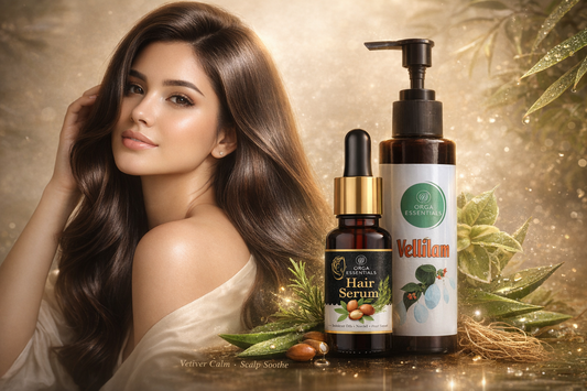 Hair Serum & Vellilam Anti Hair Fall Shampoo - Combo Pack