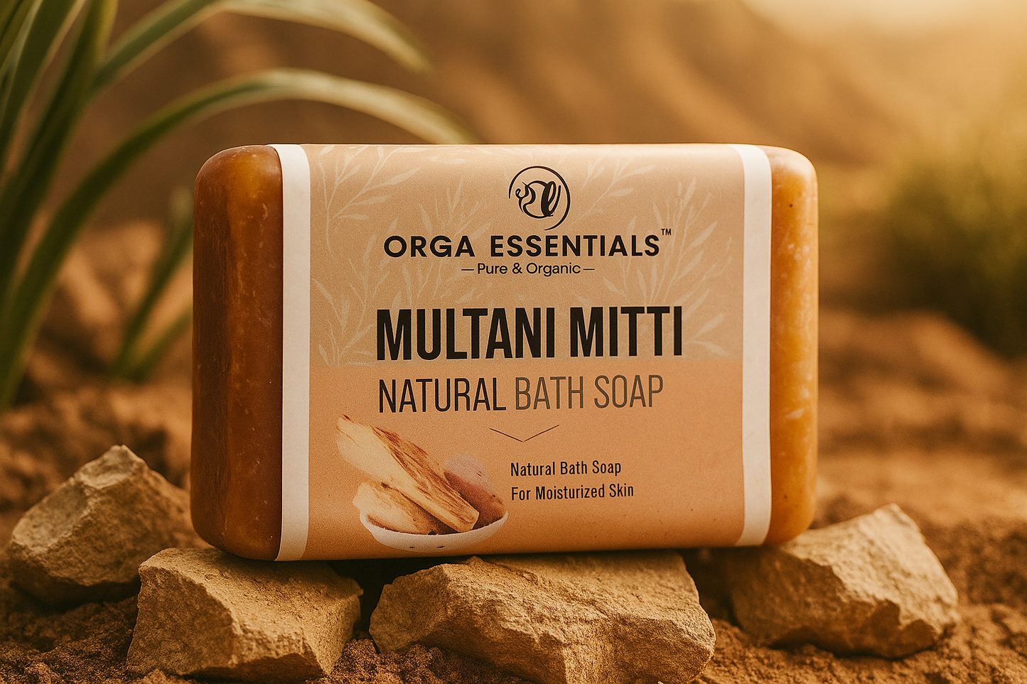 Buy Four Multani Mitti Natural Bath Soap (4*100gm)