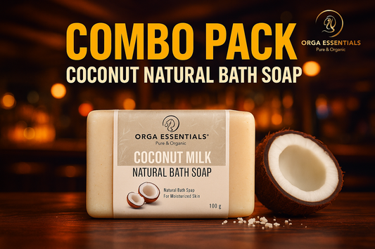 Coconut Milk Natural Bath Soap Combo Pack 400gm