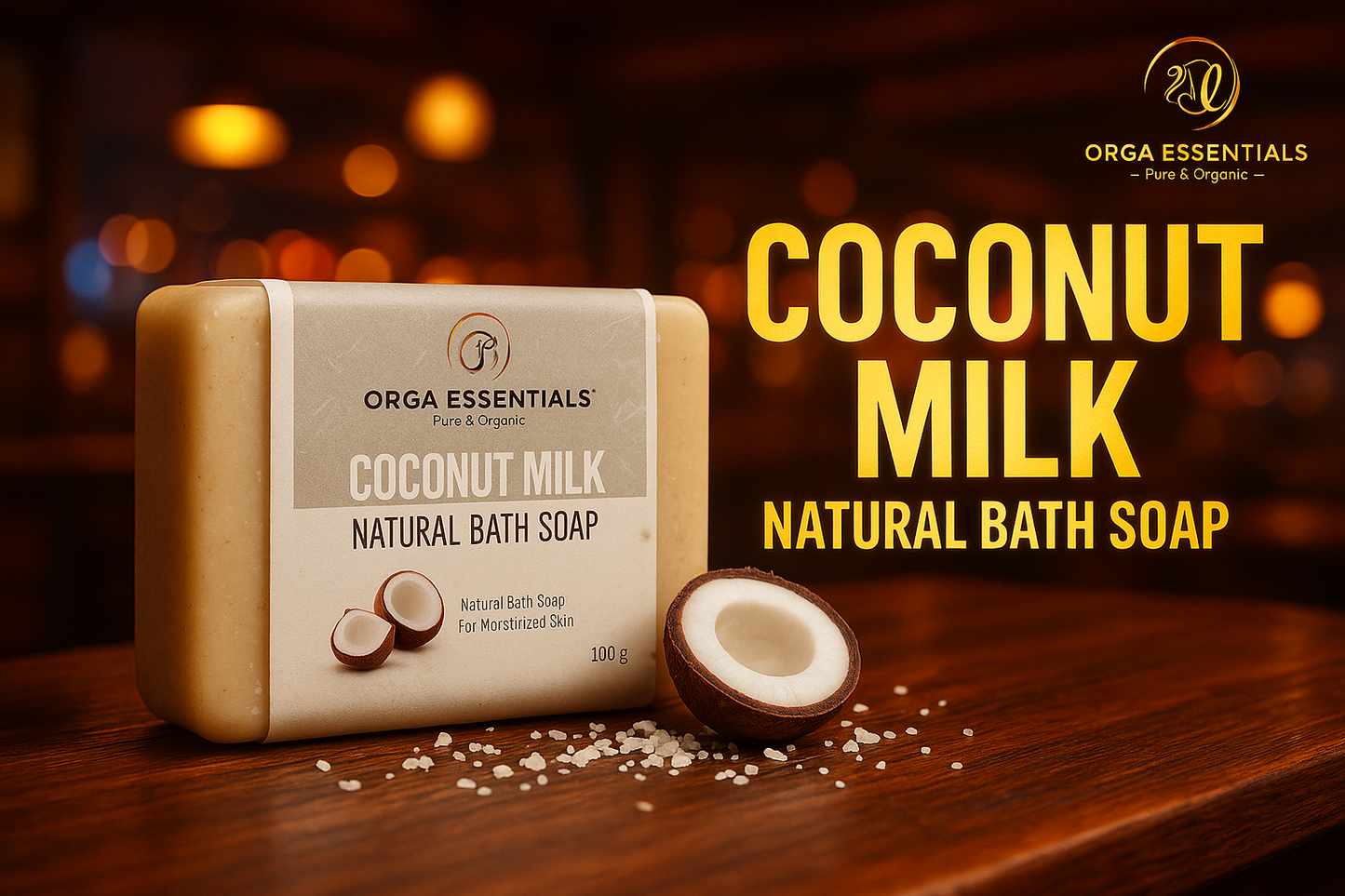 Buy Four Coconut Milk Natural Bath Soap (4*100gm)