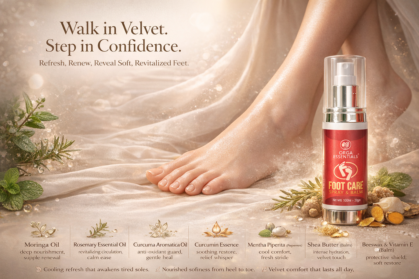 Foot Care Spray & Balm 120gm