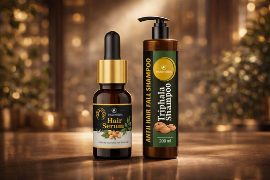 Hair Serum & Triphala Anti Hair Fall Shampoo - Combo Pack