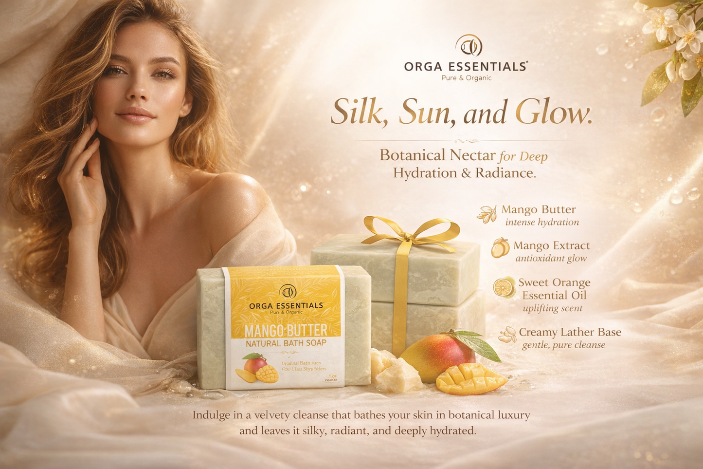 Buy Two Mango Butter Soap + Get One Free - 300gm
