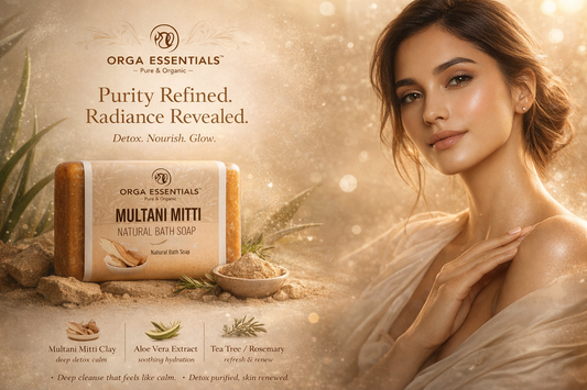 Buy Four Multani Mitti Natural Bath Soap (4*100gm)
