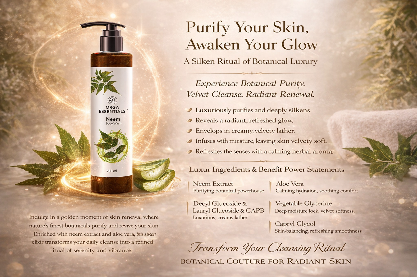 Neem Body Wash 200ml