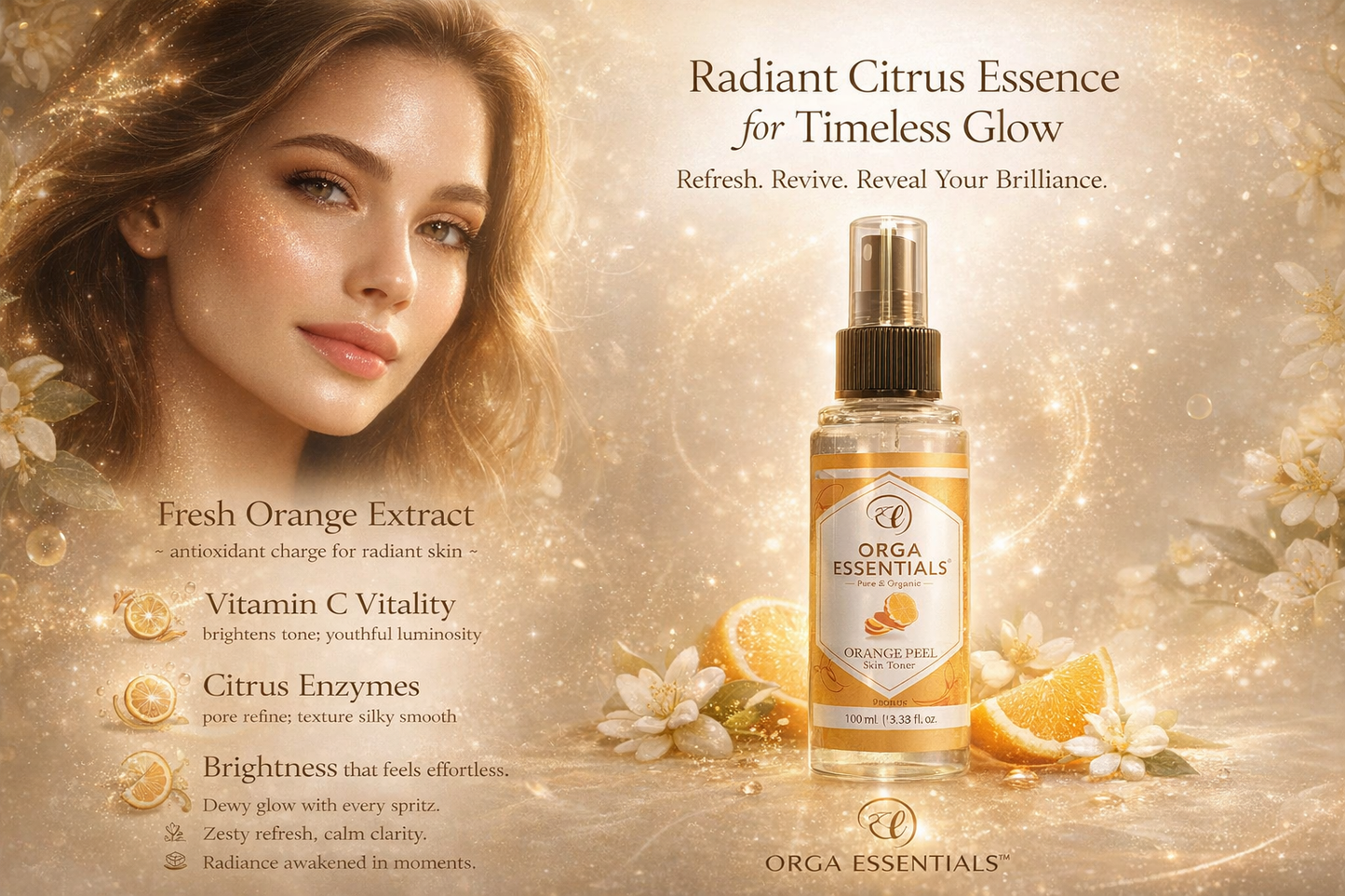 Orange Peel Skin Toner 100ml