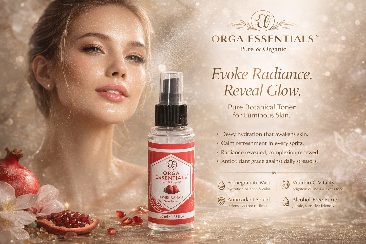 Pomegranate Skin Toner 100ml