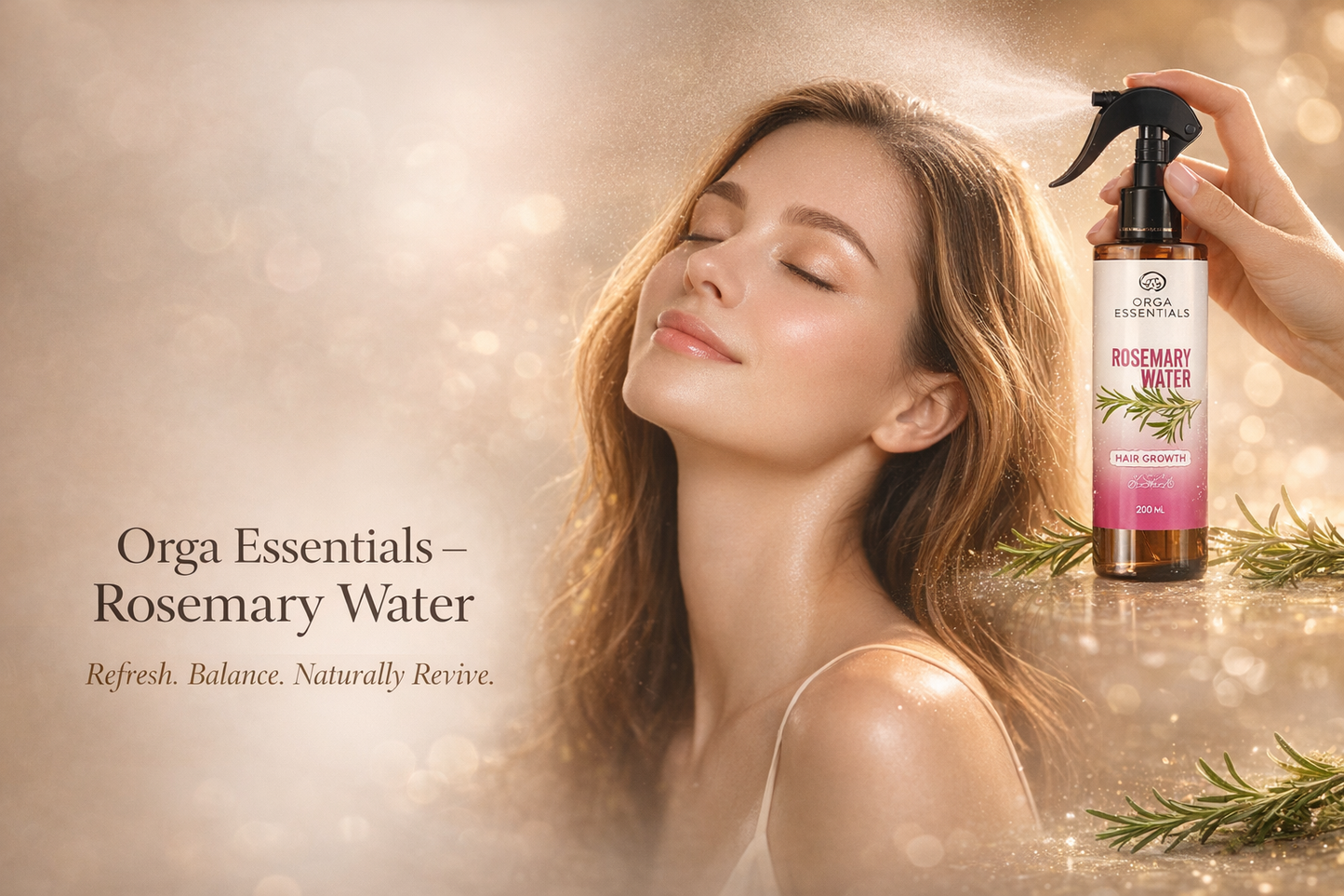 Buy One Rosemary Water 200ml + Get One Rosemary Water 200ml Free + Free Shipping