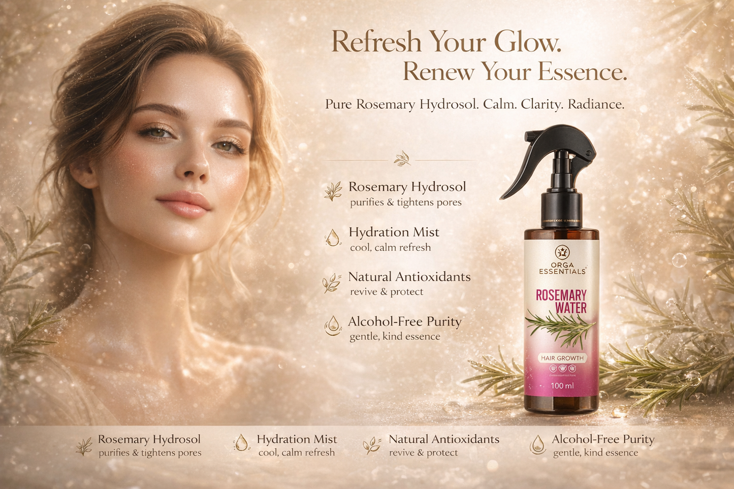 Rosemary Water 100ml