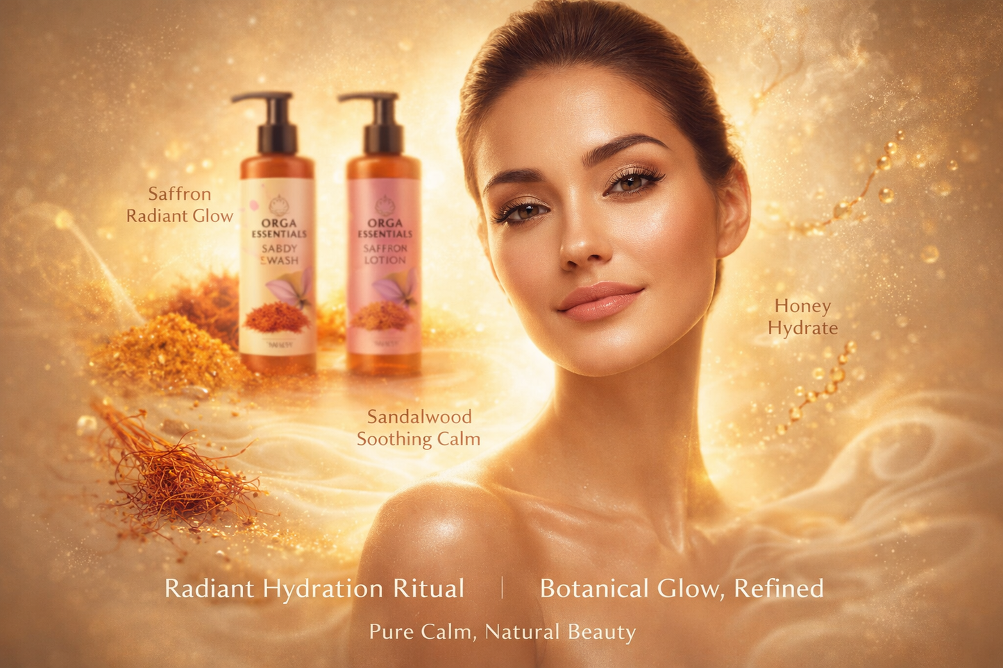 Saffron Body Wash & Body Lotion