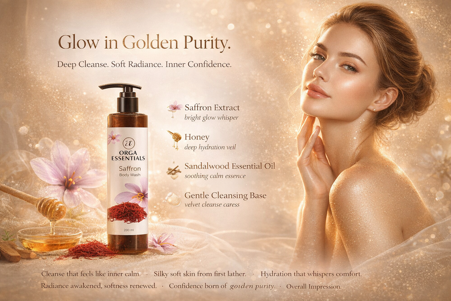 Saffron Body Wash 200ml