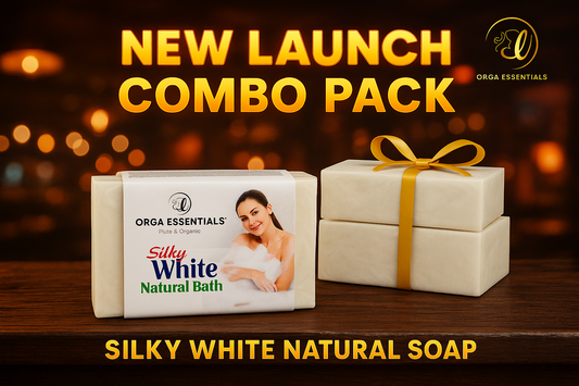 Buy Three Silky White Natural Bath Soap - (3*100gm)