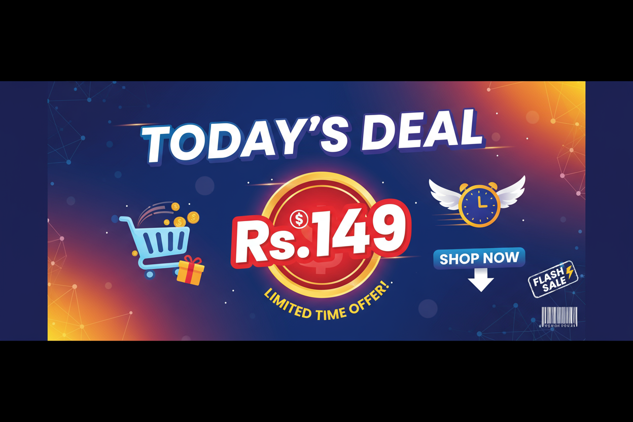 Todays deal Rs.149